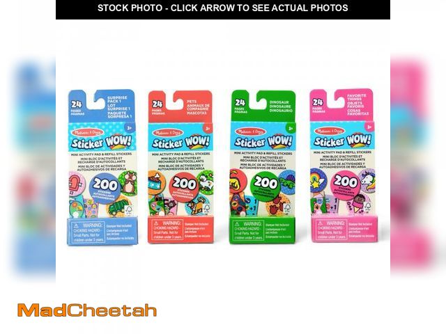 Lot 74-12439329 - Melissa &amp; Doug Sticker Wow!Ã¢âÂ¢ Mini Activity Pad and Refill Stickers 4-Pack (Dinosaur, Pets,...
