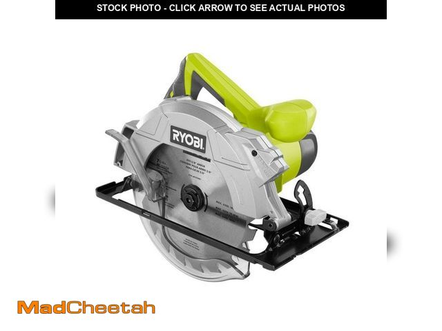 Lot 74-12792351 - (MISSING BLADE) RYOBI 14 Amp 7-1/4 in. Circular Saw with Laser - USED