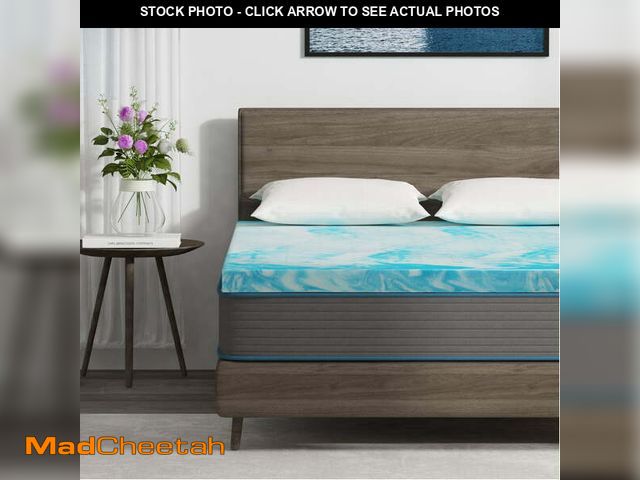 Lot 74-12781211 - EGOHOME 2 inch Memory Foam Mattress Topper, Twin Mattress Topper, Cooling - UNUSED