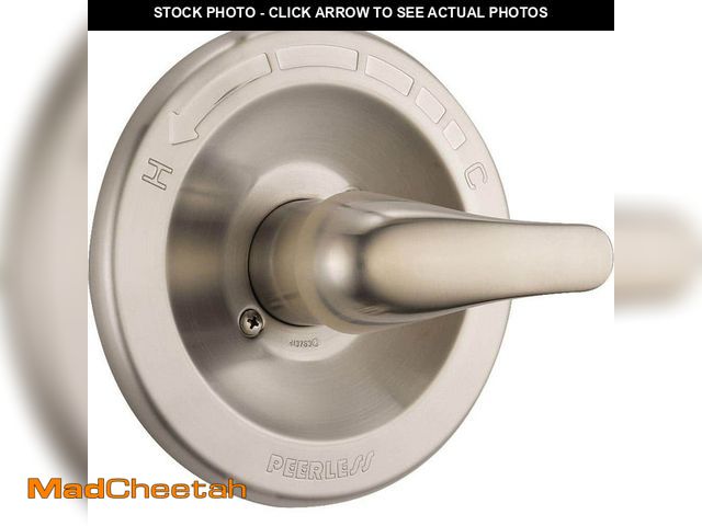 Lot 74-12777794 - Peerless Single-Handle Valve Trim Kit in Brushed Nickel (Valve Not Included) - UNUSED