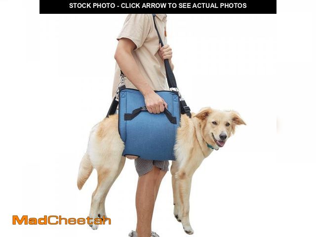 Lot 74-12305120 - COODEO Dog Carry Sling, Emergency Backpack Pet Legs Support &amp; Rehabilitation Dog Lift Harness fo...