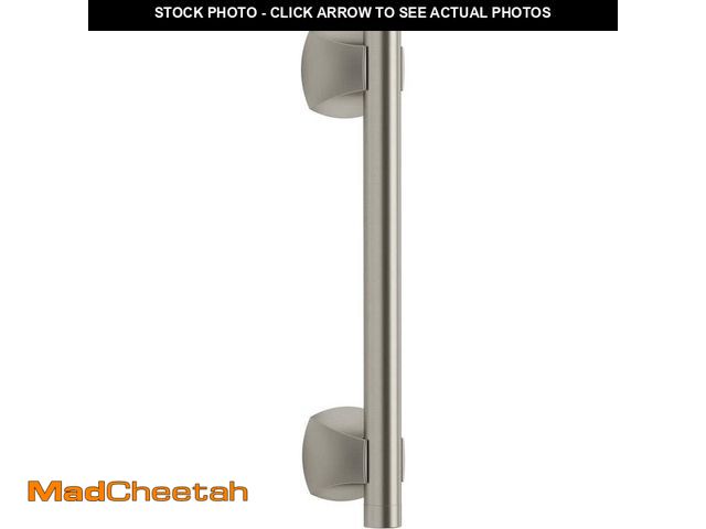 Lot 74-12552232 - Rubicon 9 in. Grab Bar in Vibrant Brushed Nickel - UNUSED