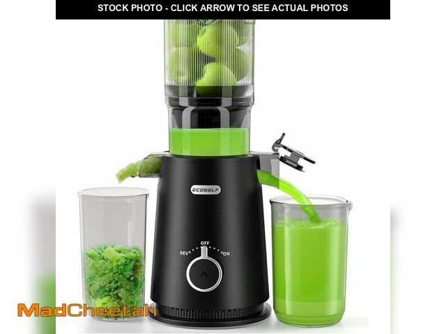 Lot 74-12455266 - Juicer Machines, ECOSELF 4.35" Large Feed Chute for Family Needs, Professional Cold Press Juicer For...