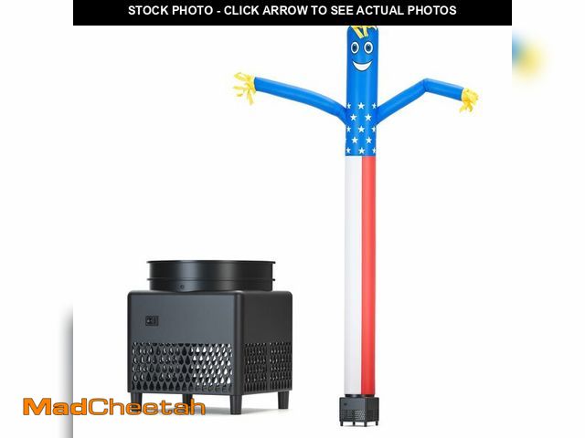 Lot 74-14383089 - Mkevi 6ft Sky Air Puppet Dancer Inflatable Waving Tube Man with Blower - Wacky Waving Wind Flying Da...