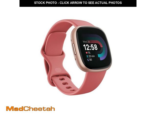 Lot 74-13542966 - Fitbit Versa 4 Fitness Smartwatch with Daily Readiness, GPS, 24/7 Heart Rate, 40+ Exercise Modes, Sl...