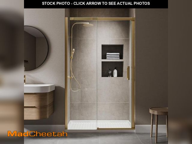 Lot 74-12203915 - Comfystyle 44"- 48Ã¢â¬Å W x 74" H Sliding Shower Door, Glass Shower Glass Door with 5/16"(8mm) Cle...