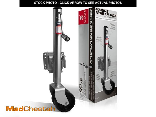 Lot 74-12866554 - Aukayne Trailer Jack with Wheel- 2000 LBs, Heavy Duty Longer Lifespan Boat Trailer Jack, 12" Lift Ga...