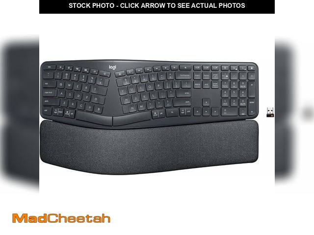Lot 74-14591290 - Logitech Ergo K860 Wireless Ergonomic Split Keyboard with Wrist Rest - UNUSED