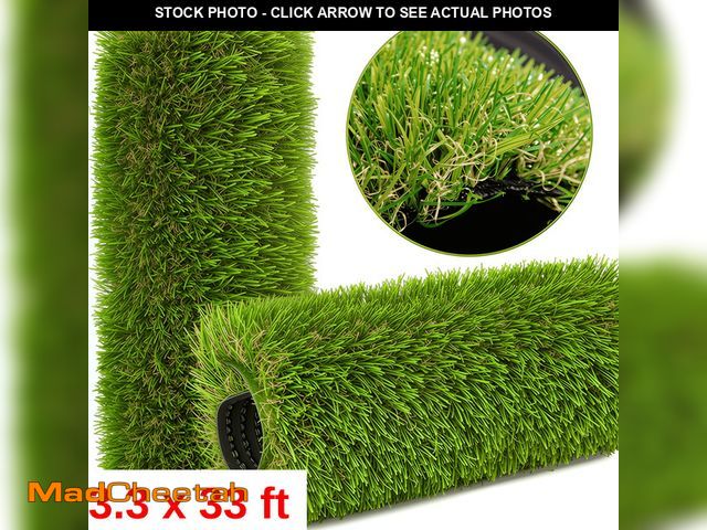 Lot 74-13043234 - OVYEOFR Artificial Grass Turf, Indoor Outdoor Lawn Carpet, Fake Grass Outdoor Rug for Patio Garden B...