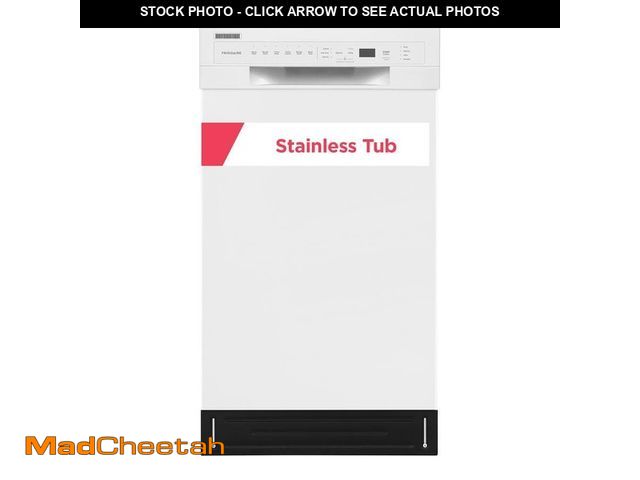 Lot 74-13019143 - Frigidaire 18 in. White Front Control Built-In Tall Tub Dishwasher with Stainless Steel Tub, ENERGY ...