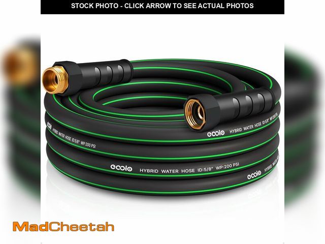 Lot 74-13715522 - Heavy Duty Garden Hose 20ft, NON-EXPANDABLE Flexible Water Hose, Kink Resistant Lightweight Hybrid H...