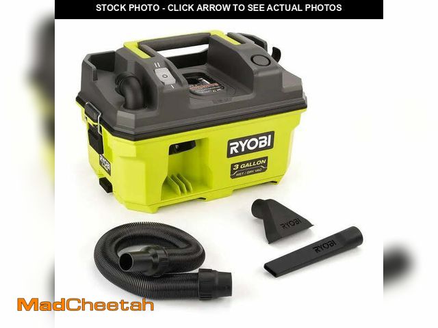 Lot 74-12795972 - Ryobi One+ 18v Link Cordless 3 Gallon Wet/dry Vacuum - UNUSED