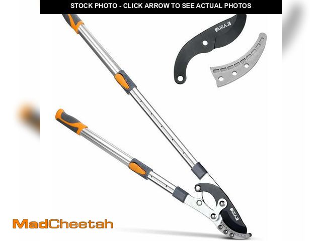 Lot 74-13054903 - Airaj 26 inch Extendable Anvil Loppers, Telescoping Pruner Tool, Durable Limb Cutters for Thick Bran...