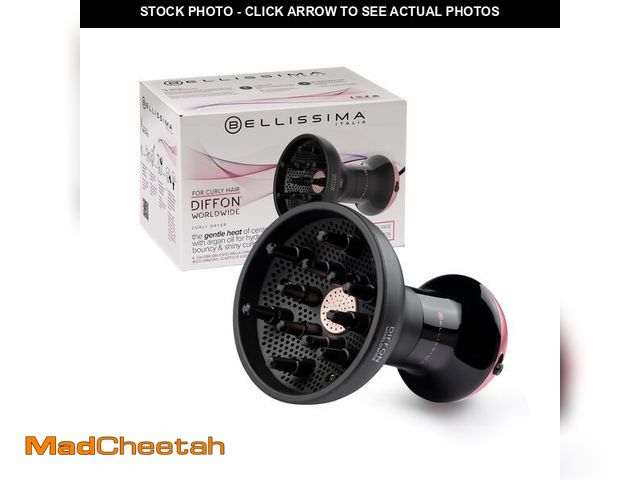 Lot 74-13958402 - Bellissima Diffon Worldwide Diffuser Hair Dryer for Curly Hair - Dual Voltage 2-in-1 Blow Dryer with...