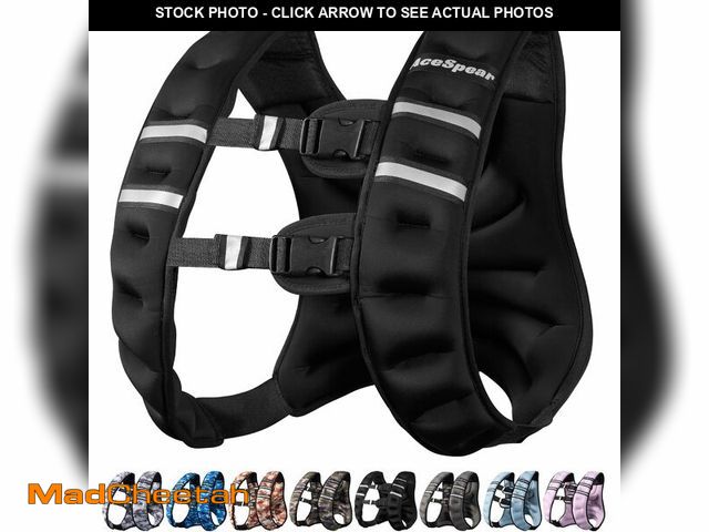 Lot 74-12697822 - AceSpear Weighted Vest for Men Women 10lbs/14lbs/18lbs/24lbs Body Weight Vest for Running Walking St...