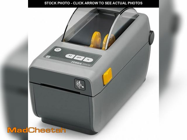 Lot 74-12097589 - ZEBRA ZD410 300 dpi Direct Thermal Only Desktop Printer - USB and USB Host, Modular Connectivity - 2...