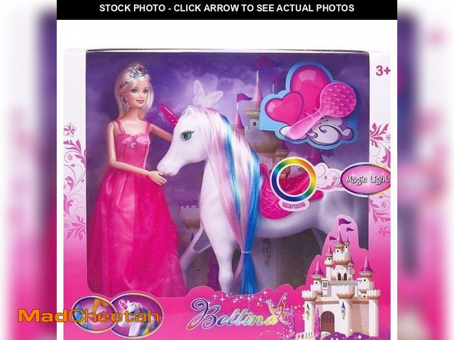 Lot 74-12444664 - Yellow River Magical Light Unicon and 11.5" Princess Doll, Unicorn Gifts for Christmas Birthday for ...