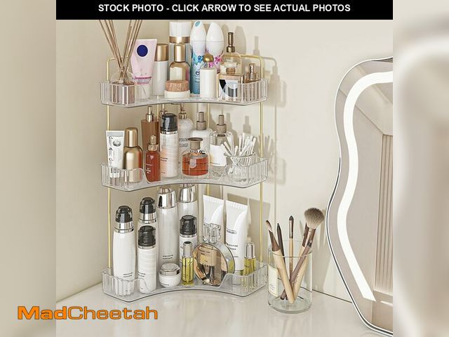 Lot 74-12633462 - Webetop Corner Bathroom Counter Organizer 3 Tier Bathroom Countertop Organizers Shelf Makeup Organiz...