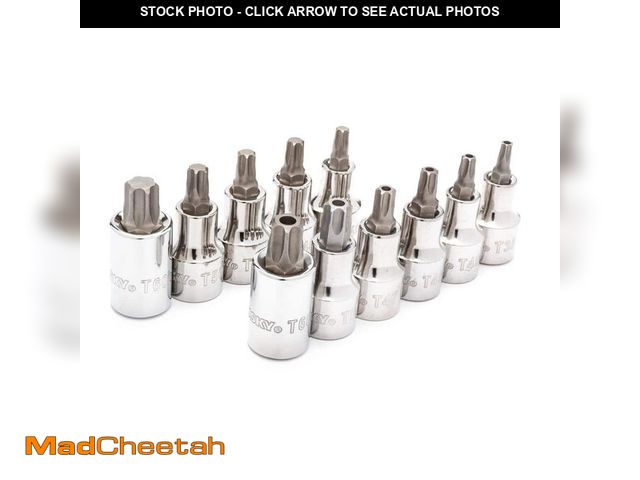 Lot 74-13775359 - Husky 1/2 in. Drive Torx Hex Bit Socket Set (11-Piece) - UNUSED