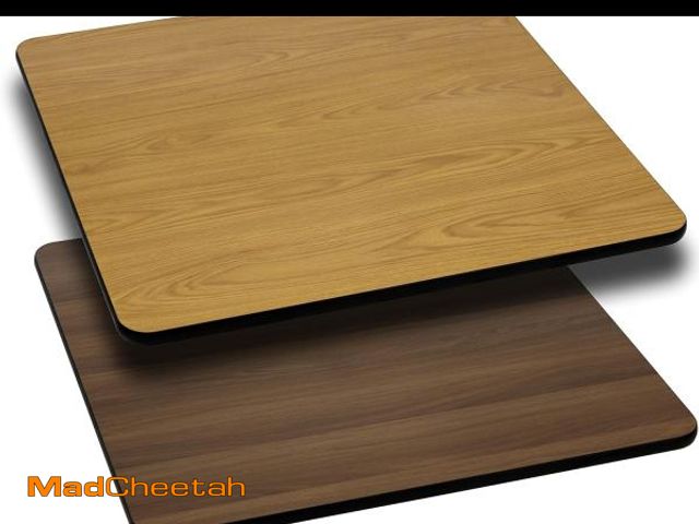 Lot 74-12448830 - Flash Furniture Glenbrook 36'' Square Table Top with Natural or Walnut Reversible Laminate Top - UNU...