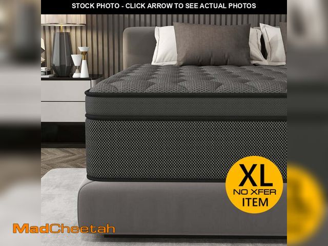 Lot 74-12802891 - CICIMLU Twin Mattress 14 inch Hybrid Gel Memory Foam &amp; Pocket Innerspring, Pressure-Relief, Medi...