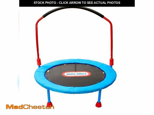 Lot 74-12633182 - Little Tikes Light-Up 3-foot Trampoline with Folding Handle for Kids Ages 3 to 6 - USED