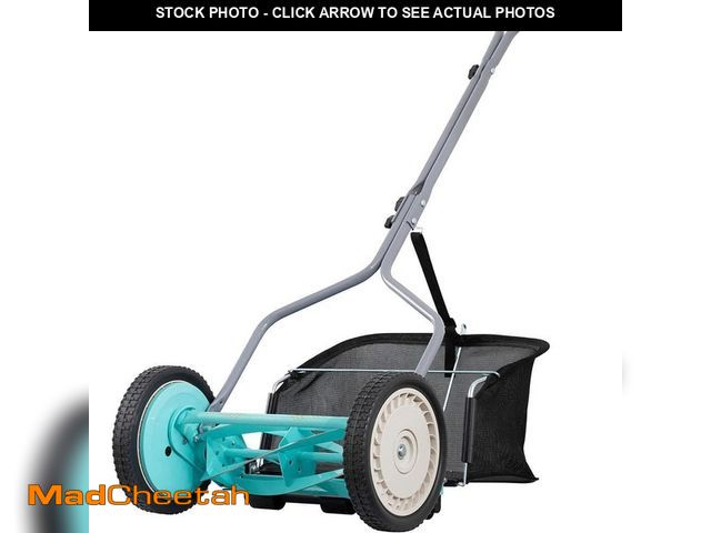 Lot 74-14307264 - American Lawn Mower Company 14 in. Manual Walk Behind Push Reel Lawn Mower Grass Catcher Included - ...
