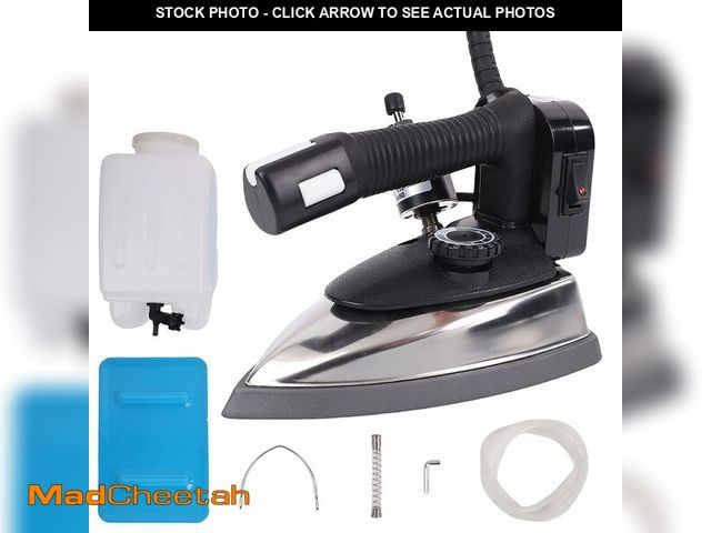 Lot 74-14266987 - Fbshicung Industrial Electric Steam Iron 1200W Gravity Feed Steam Iron Temperature Adjustable with 3...