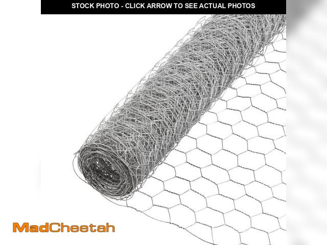 Lot 74-14355661 - Everbilt 1 in. Mesh x 4 ft. x 50 ft. 20-Gauge Galvanized Steel Poultry Netting - UNUSED