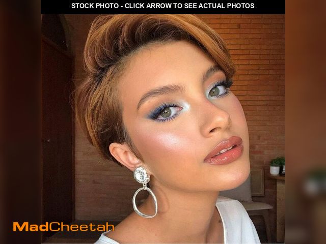 Lot 74-14154302 - Usexy Hair Pixie Cut Wigs Human Hair 0T30 Color 13x4x1 Lace Front Wigs Human Hair Short Bob Wigs Str...