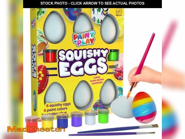 Lot 74-13948880 - Dan&amp;Darci Easter Egg Squishy Painting Kit - Arts &amp; Crafts for Girls and Boys - Kids Art Acti...