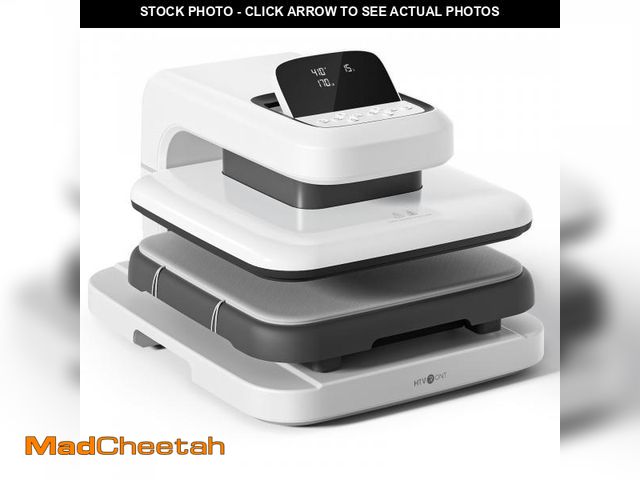 Lot 74-12155641 - HTVRONT 15"x15" Automatic heat press Machine 2 , Professional Heat Press for Transfer Vinyl &amp; Su...