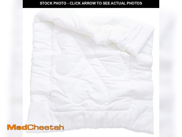 Lot 74-12455237 - J-pinno Down Alternative Comforter Crib Quilt Toddler White Blanket Lightweight Duvet Insert Machine...