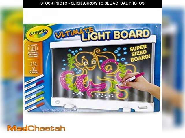 Lot 74-12096036 - Crayola Ultimate Light Board - White, Kids Drawing Tablet, LED Drawing Board for Kids &amp; Adults, ...