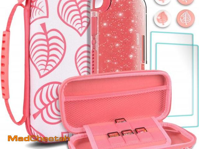 Lot 74-12332658 - TIKOdirect Carrying Case for Nintendo Switch lite, Shockproof Portable Travel Bag with Glitter Galax...