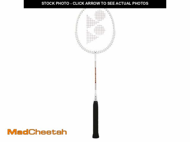 Lot 74-12780351 - Yonex GR303I-WHT-G4 U GR 303 Aluminum Blend Badminton Racquet with Full Cover - White - UNUSED