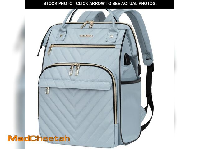 Lot 74-12718467 - VANKEAN 17 Inch Laptop Backpack for Women Men Fashion Computer Work Bag, Large Capacity Waterproof, ...