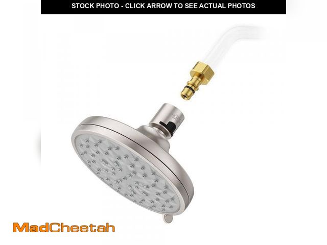 Lot 74-12463861 - Pfister HydroFuse 6-Spray with 1.75 GPM 5.375 in. Wall Mount Fixed Shower Head with QuickConnect in ...
