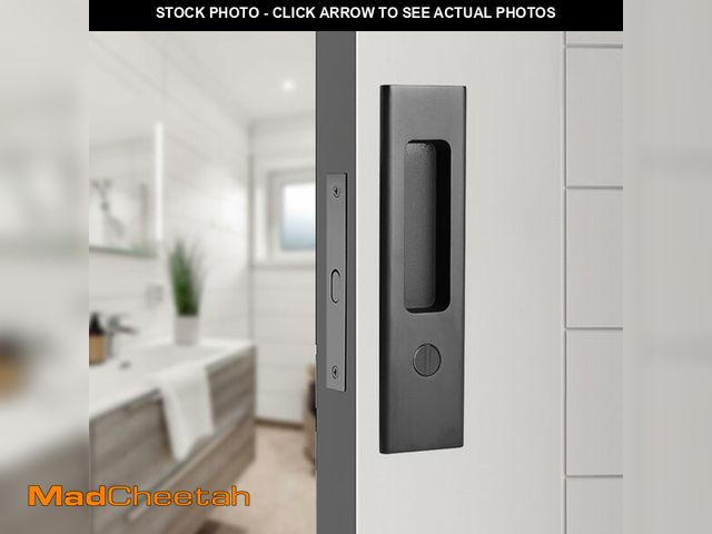 Lot 74-13715653 - Hoconnie 6.3Ã¢â¬Â Privacy Pocket Door Lock Hardware, Sliding Door Lock, Bathroom Mortise Lock, Inv...