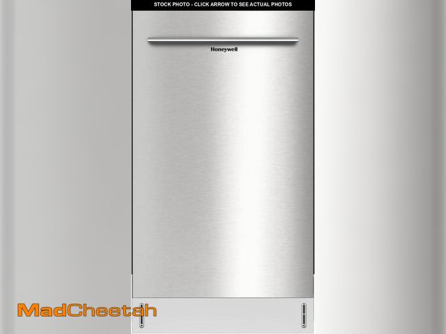 Lot 74-12094243 - 18 in. Honeywell Dishwasher with 8 Place settings 6 Washing Programs with Stainless Steel Tub and UL...