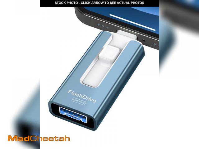 Lot 74-12047074 - 256GB USB Flash Drive for Phone and Pad, Photo Stick High Speed External USB Thumb Drives Photo Stor...