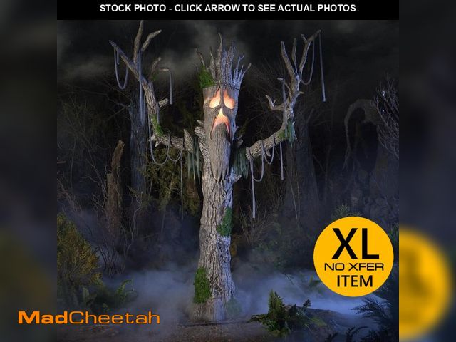 Lot 74-14589792 - Home Accents Holiday 9 FT Wicked Woods Giant-Sized Color Changing LED Horrifying Hickory 25SV24806 -...