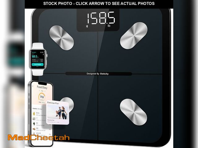 Lot 74-13568783 - Etekcity Smart Scale for Body Weight, FSA&amp;HSA Eligible, Bathroom Digital Weighing Scale with BMI...