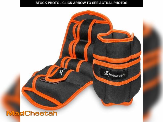 Lot 74-12885044 - ProsourceFit Adjustable Ankle Weight Set of 2-15 lb, 10 lb, &amp; 7 lb - USED