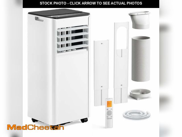 Lot 74-14310502 - SIMZLIFE Portable Air Conditioner 10000 BTU,Portable Ac Unit up to 550 Sq,White - USED