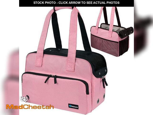 Lot 74-14063373 - PetAmi Small Dog Purse Carrier, Soft-Sided Pet Carrier Bag with Pockets, Portable Puppy Cat Travel H...