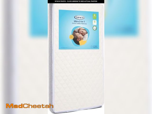 Lot 74-12463162 - Graco Ultra 2-in-1 Premium Dual Sided Crib &amp; Toddler Mattress - GREENGUARD Gold, CertiPUR-US Cer...