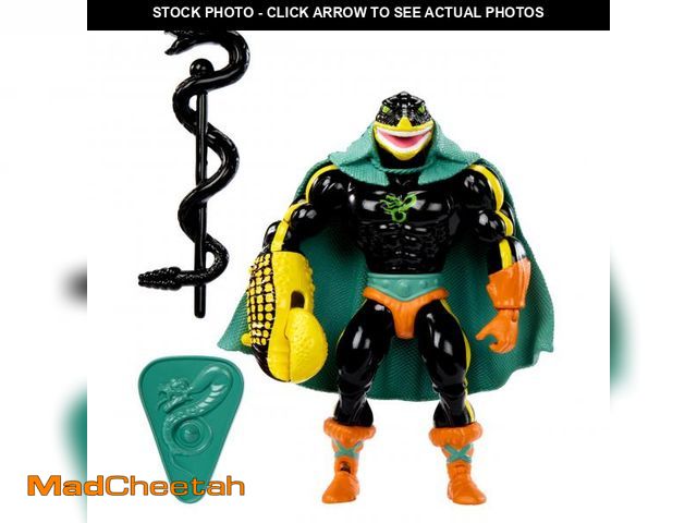 Lot 74-12439173 - Masters of the Universe Motu Origins Cartoon Collection Lord Gr'asp, Snake Man Action Figure with Cl...
