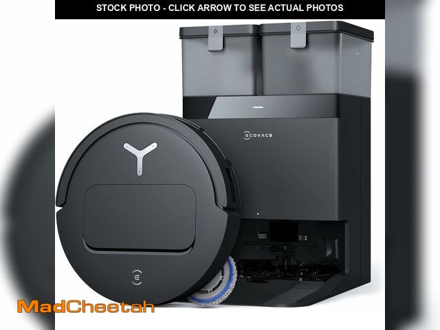Lot 74-13086923 - ECOVACS DEEBOT T50 PRO Omni Robot Vacuum and Mop, 3.19" Ultra-Slim, 15,000Pa Suction, ZeroTangle 2.0...