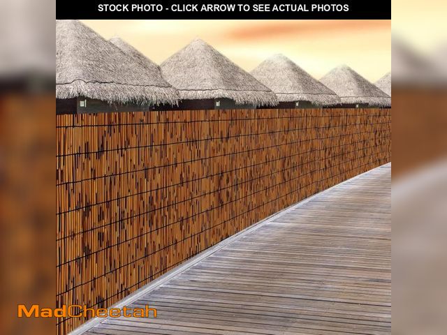 Lot 74-12071384 - PAKNANO 2PACK Natural Reed Fencing 6FT X 16.4FT Reed Fence 6FT High Balcony Reed Fence Privacy Reed ...